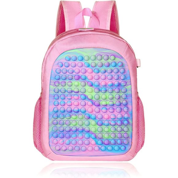 New Pop School Backpack for Girls or Boys, Large Capacity Lightweight Bo…